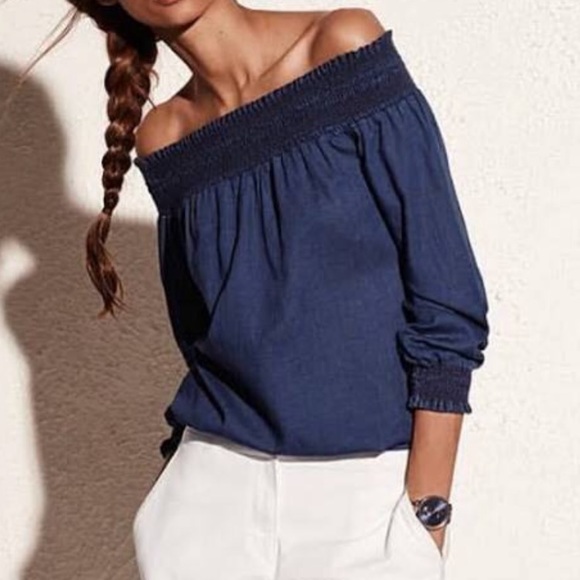 michael kors off the shoulder top